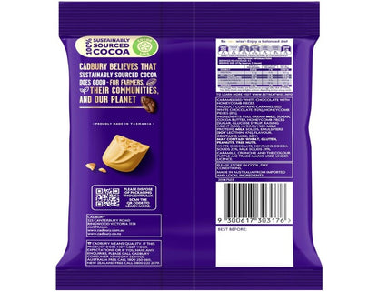 Cadbury Caramilk Crunchie Chocolate Bites 120g - 2 Pack