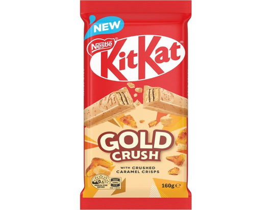 Nestle Kit Kat Chocolate Gold Crush 160g - 2 Pack