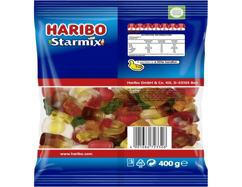 Haribo Starmix Candy 400g - 2 Pack