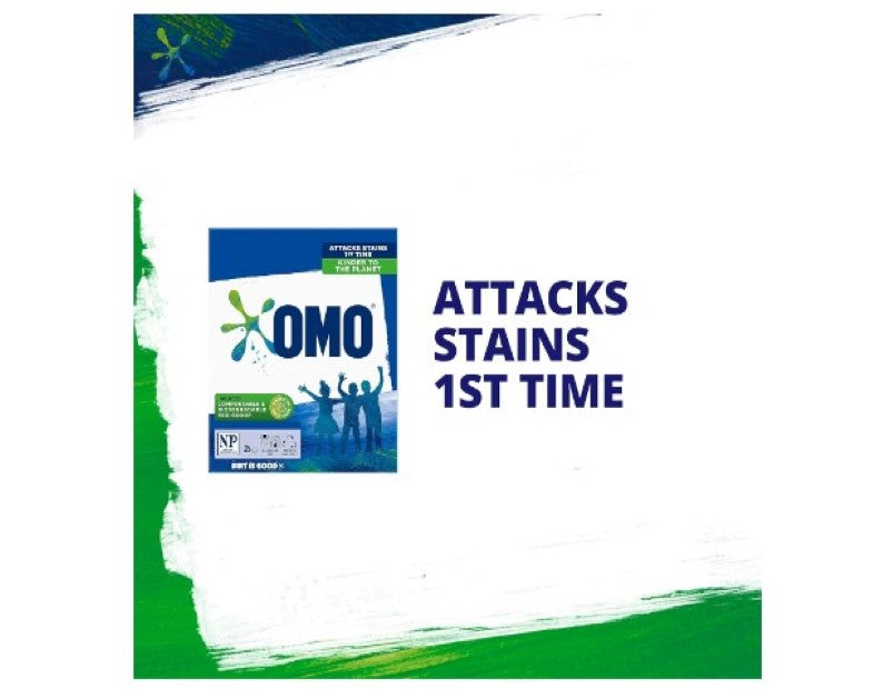 OMO Active Clean Laundry Washing Powder Front & Top Loader 2kg