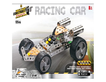 CONSTRUCT IT Racing Car, Building & Construction Set, STEM Education Toy