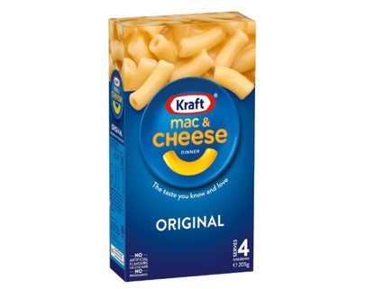 Kraft Mac and Cheese Original Pasta Easy Microwaveable Macaroni Instant Pasta Quick Meal 205g