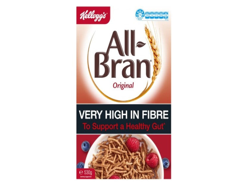 Kellogg's All-Bran Original High Fibre Breakfast Cereal, 530g