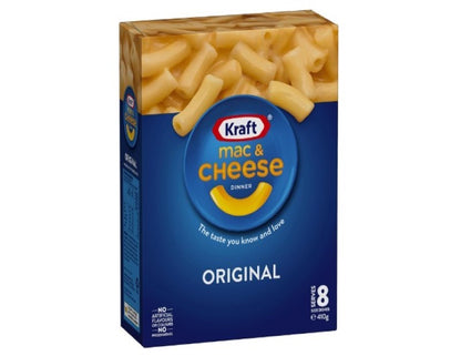 Kraft Mac and Cheese Original Pasta Easy Microwaveable Macaroni Instant Pasta Quick Meal 410g