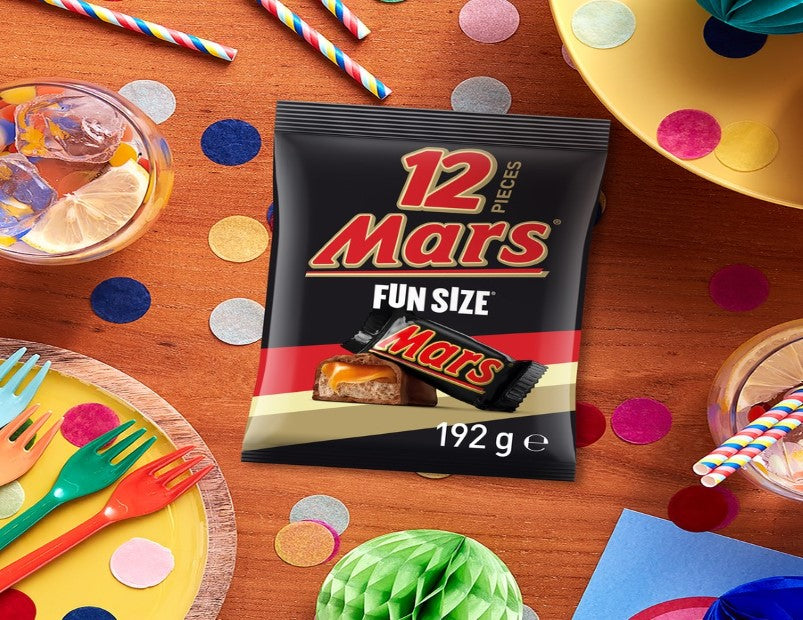 Mars Milk Chocolate Fun Size Snack & Share Bag 12 Pieces 192g - 2 Pack