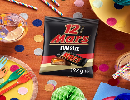 Mars Milk Chocolate Fun Size Snack & Share Bag 12 Pieces 192g - 2 Pack