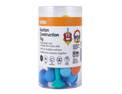 15 Piece Suction Construction Toy