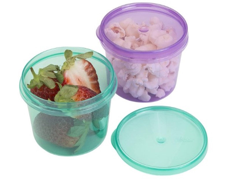 Decor Snack Box Round 150 ml Capacity, Assorted