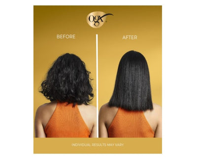 Ogx Ever Straightening + Smoothing and Shine Brazilian Keratin Therapy Conditioner For Frizzy Hair 385mL