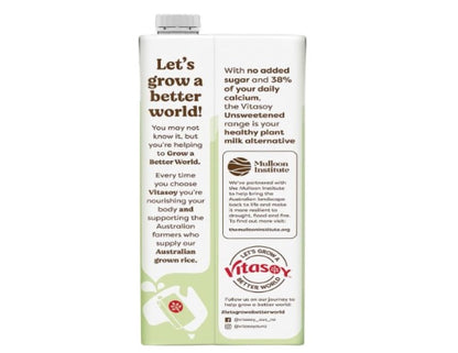 Vitasoy Unsweetened Long Life Rice Milk 1 Litre