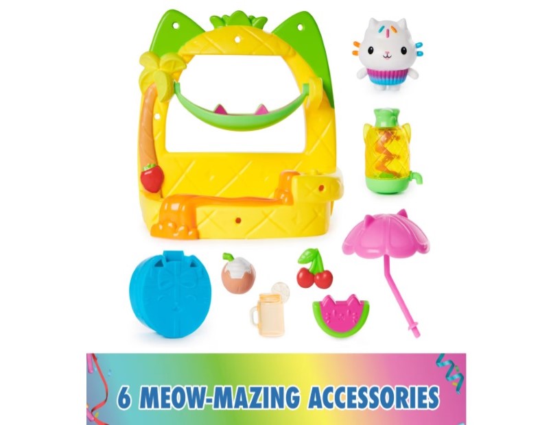 8 Piece DreamWorks Gabby's Dollhouse Balcony Set - Assorted