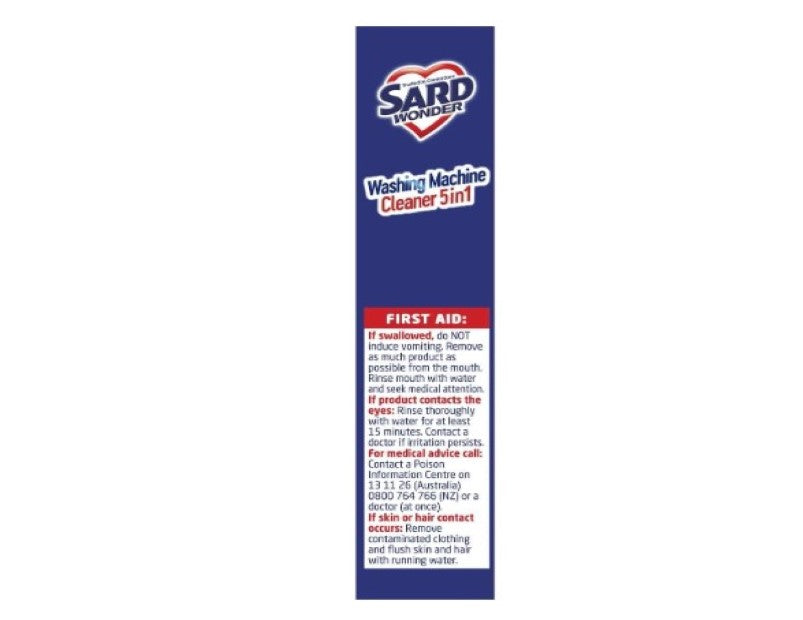 Sard Wonder 3-in-1 Washing Machine Cleaner 150 g