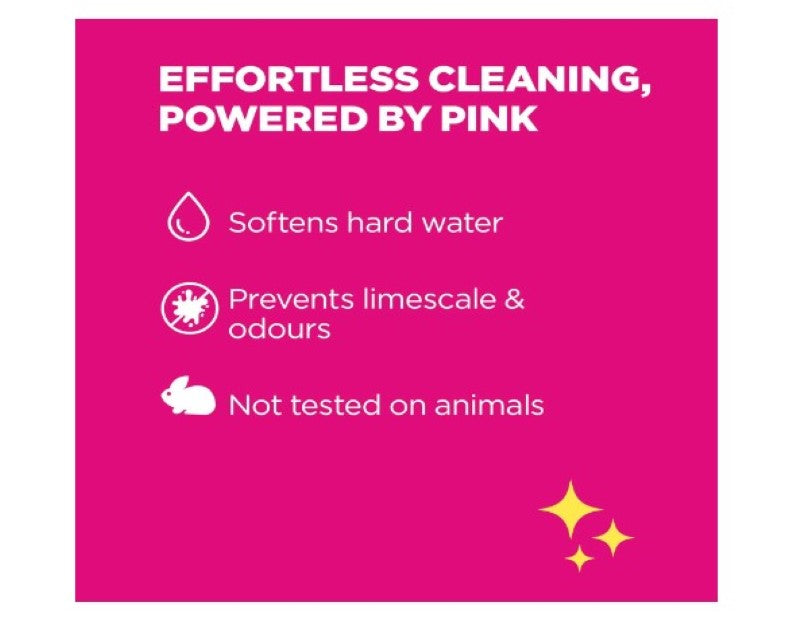 The Pink Stuff Miracle Power Limescale Gel (1L) - Prevent Limescale and Odours in Your Washing Machine