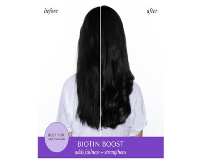 HASK Biotin Boost Thickening 5-in-1 Leave-In Conditioner for all hair types, colour safe, paraben-free - 1 175 mL Bottle