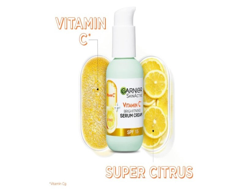 Garnier Skin Active Vitamin C Brightening Serum Cream with SPF15 50m