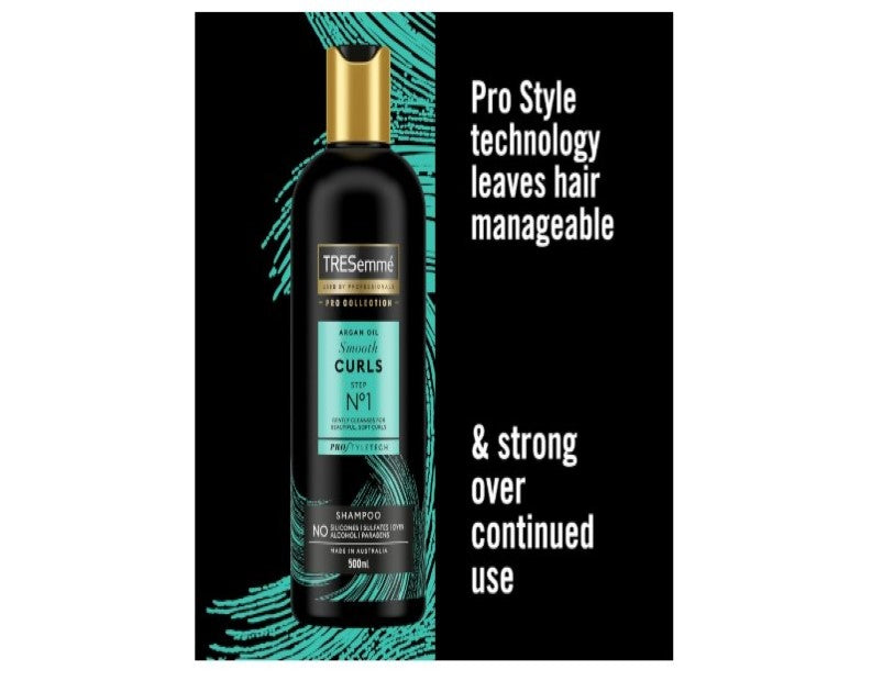 TRESemme Smooth Curls with Argan Oil Shampoo 500 ml