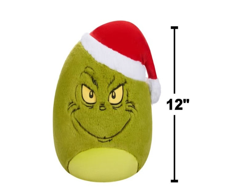 30cm Original Squishmallows FuzzAMallows Dr. Seuss The Grinch Plush Toy