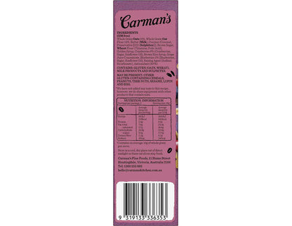 Carman's Oat Slice Cranberry & Blueberry 175g - 3 Pack