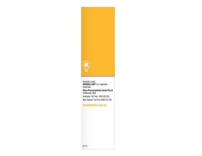 Invisible Zinc SPF50 Face and Body Sunscreen, 75g