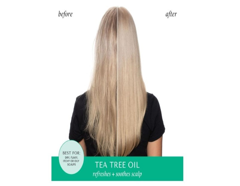 HASK Tea Tree Oil 5-in-1 Leave-In Conditioner Soothing and Restoring for all hair types, paraben-free - 1 175 mL Bottle