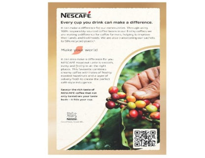 NESCAFÉ Hazelnut Latte Coffee Sachets - 4 Pack