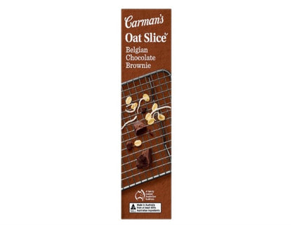 Carman's Belgian Chocolate Brownie Oat Slice 175 g