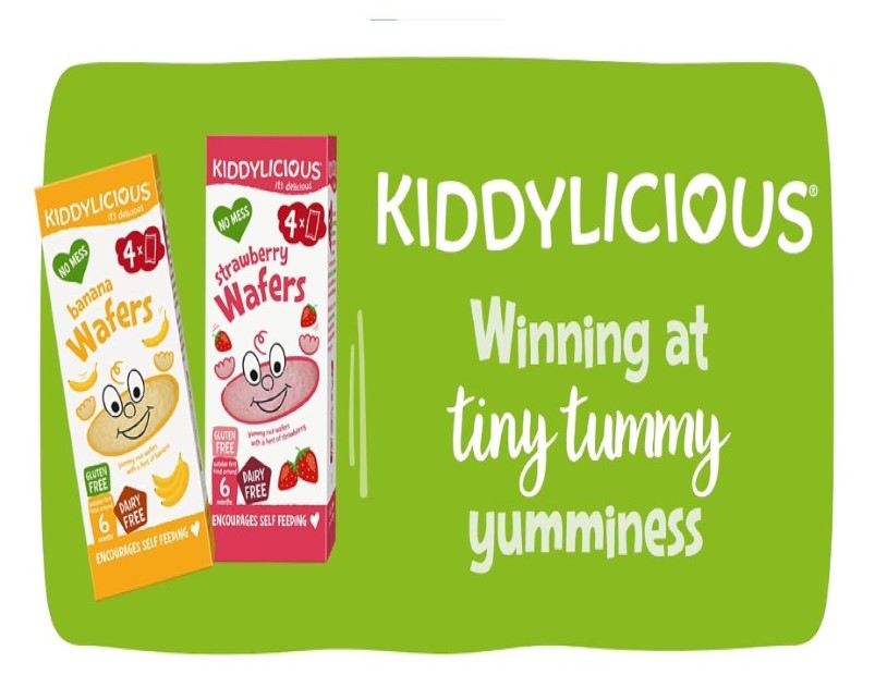 Kiddylicious Gluten-Free Banana Puffs Multipack, 40g (Pack of 3)