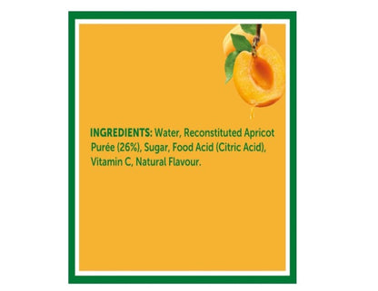 Golden Circle Apricot Nectar Fruit Drink Flavoured Tetra Drink Carton No Artificial Colours, Flavours or Preservatives 1L