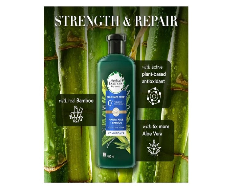 Herbal Essences Potent Aloe and Bamboo Conditioner 400 ml