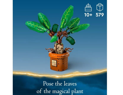 LEGO Harry Potter Mandrake Plant Toy Magical Gift 76433