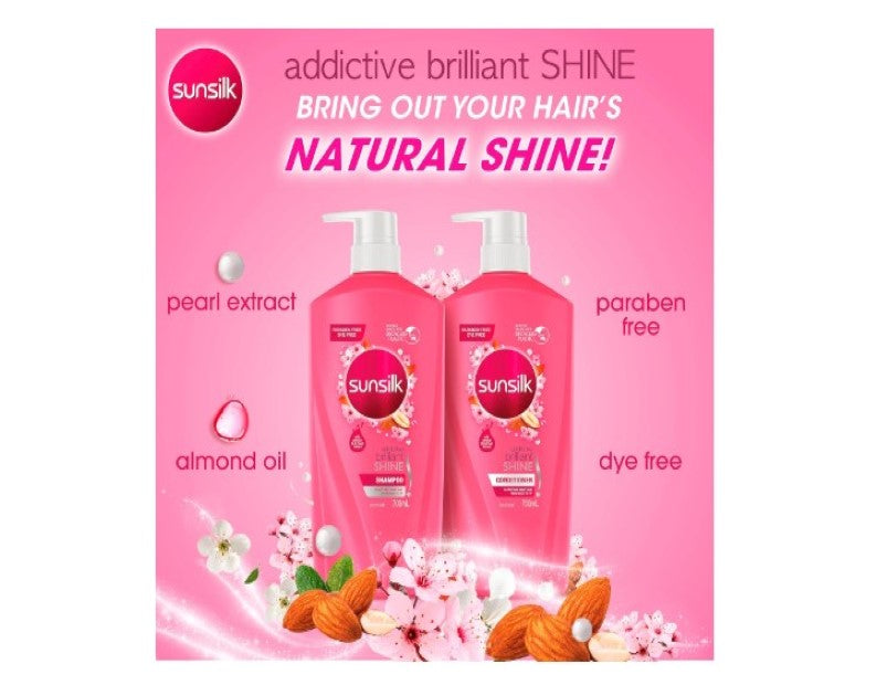 Sunsilk Conditioner Addictive Brilliant Shine, 700ml