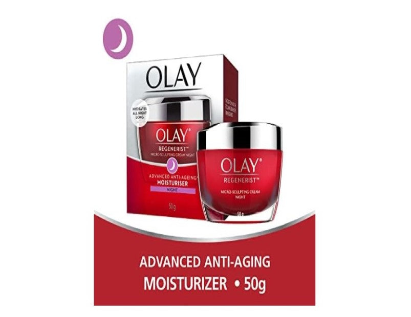 Olay Regenerist Micro-Sculpting Night Face Cream Moisturiser 50g