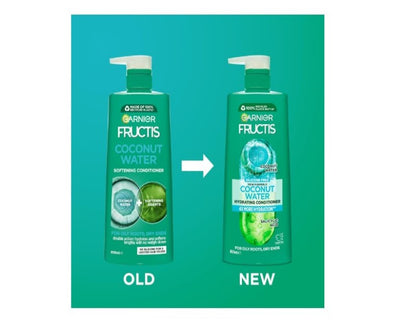 Garnier Fructis Coconut Water Conditioner for Oily Roots Dry Ends 850ml