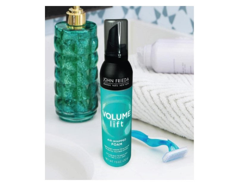 John Frieda Luxurious Volume Perfectly Full Mousse for Lightweight Fullness, Formulated with Air-Silk Technology, 212ml