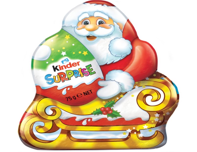 Kinder Surprise Santa Milk Chocolate 75g - 2 Pack