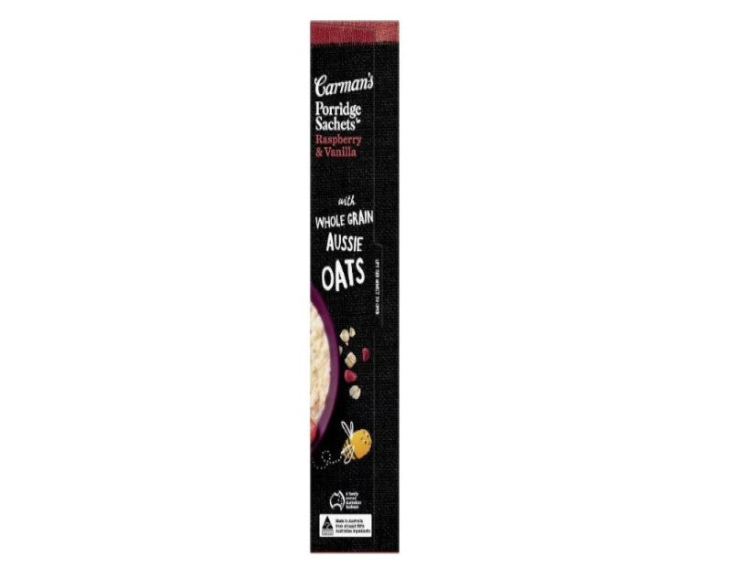 Carman's Raspberry and Vanilla Gourmet Porridge Sachets 320 g