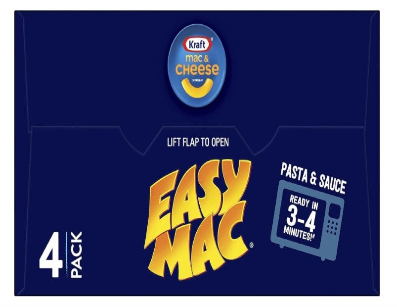 Kraft Mac and Cheese Cheesy Chicken Flavour Pasta Easy Microwaveable Macaroni Instant Pasta Quick Meal 280g