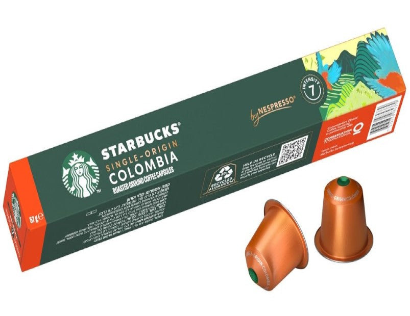 Starbucks By Nespresso Coffee Pods Variety Pack 60 Capsules (10 of each flavour)