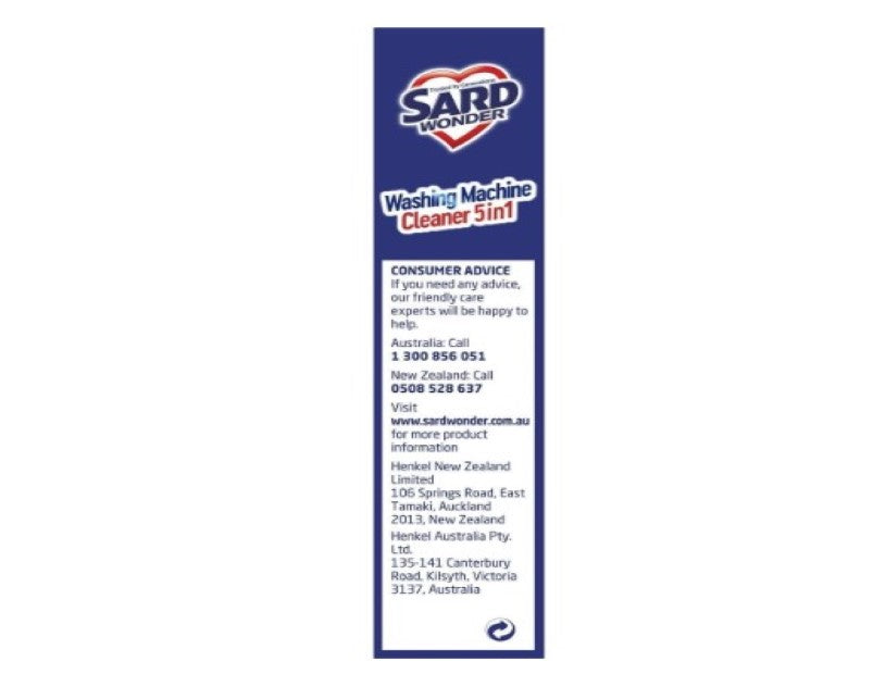 Sard Wonder 3-in-1 Washing Machine Cleaner 150 g