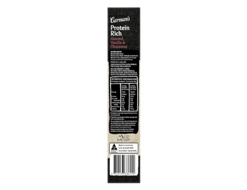 Carman's Protein Rich Almond, Vanilla and Cinnamon Porridge Sachets 270 g