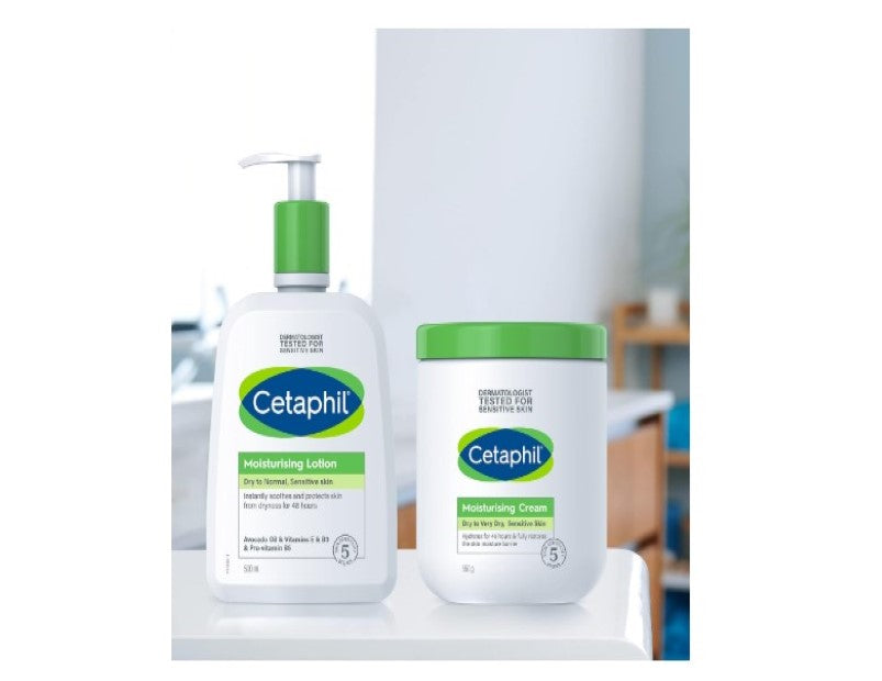 CETAPHIL Moisturising Lotion for Dry to Normal Skin 500ml, 48 Hour Hydration, Fast absorbing,Dermatologist Tested