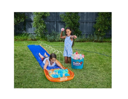 Zuru Bunch O Balloons Water Slide Wipeout and Self-Sealing Water Balloons Set