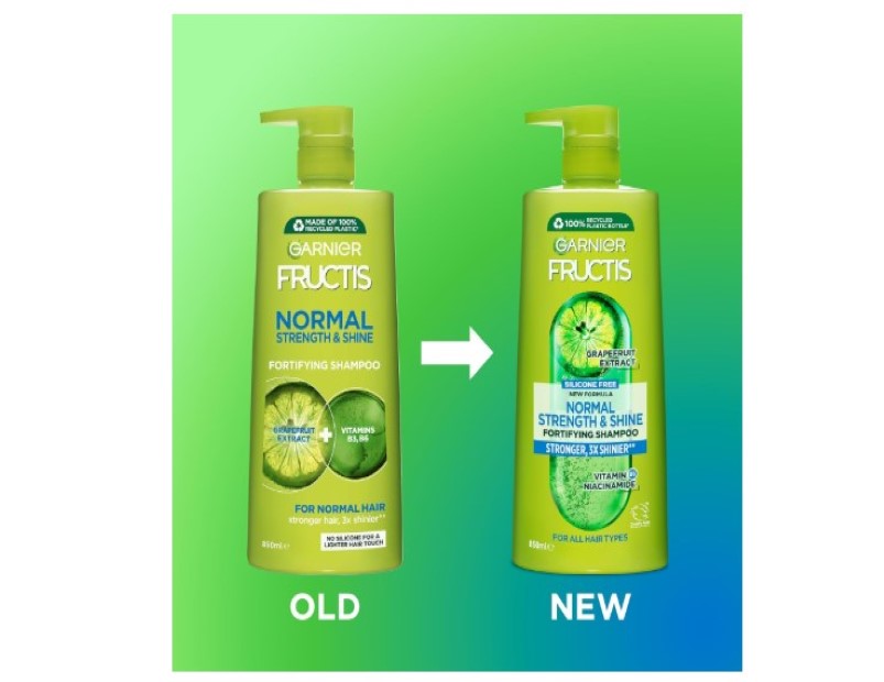 Garnier Fructis Normal Strength & Shine Shampoo For Normal Hair 850ml