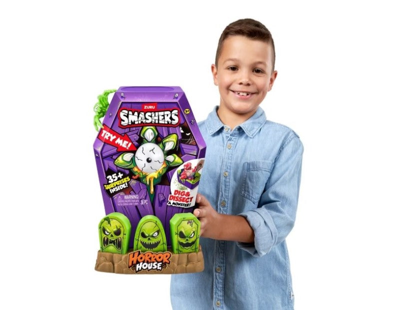 36 Piece Zuru Smashers Mega Horror House Playset - Assorted