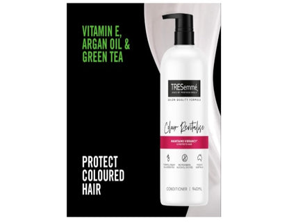 Tresemmé Colour Revitalise Conditioner With Vitamin E, Agran Oil & Green Tea 940 ML