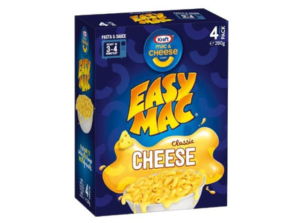 Kraft Mac and Cheese Original Pasta Easy Microwaveable Macaroni Instant Pasta Quick Meal 280g