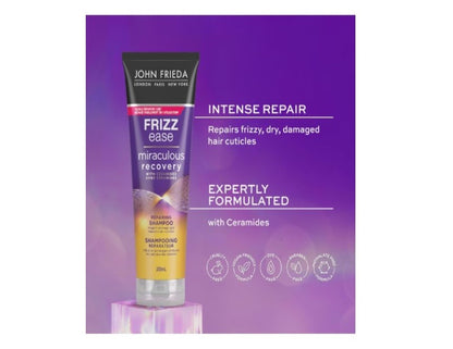 John Frieda Frizz Ease Miraculous Recovery Shampoo, 250 ml