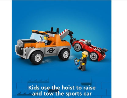 LEGO City Great Vehicles Tow Truck and Sports Car Repair 60435