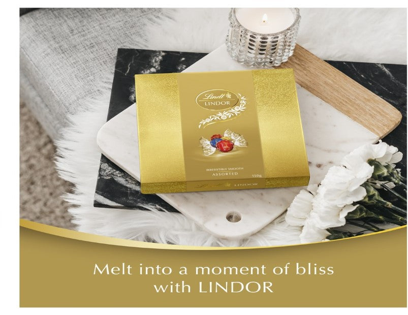 Lindt Lindor Assorted Chocolates Box 150g