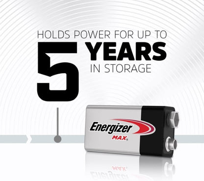 Energizer | MAX 9V 4PK, Batteries - 4 Count, (E000035200)